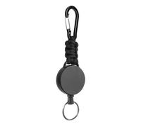 Llavero para escalada al aire libre, llavero de cuerda retráctil de alto rendimiento, mosquetón para el pequeño mosquetón con clip de paracord