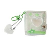 Llavero para fotos - Colgante para bolso hecho a mano con 12 bolsillos, llavero portafotos para fotos de 5 cm - para bodas, cumpleaños, escuela, viajes, maletas, mochilas, carteras, bolsos para niños