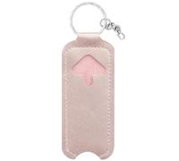 Llavero para lápiz labial, funda para bálsamo labial, llavero colorido con brillo de labios, bolsa de accesorios, decoración de mochila, Rosado, 9 Smart