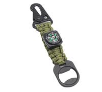 Llavero para mochila, clip de llavero con mosquetón | Llavero de mochila de liberación rápida | Llavero Paracord Cordón de Paracord resistente al desgaste para exteriores
