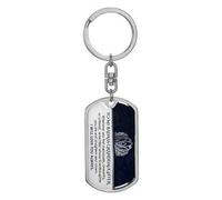 Llavero para nieta, regalo especial de cumpleaños, de recuerdo en acero inoxidable, mensaje inspirador, accesorio simbólico, regalo en movimiento, pensamiento amoroso, cita motivacional