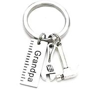 Llavero para papá, llavero con llave inglesa regalo de Navidad del abuelo de hija o hijo, regalo para el día del padre Convenient Handled