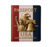 Llavero para pasaporte para viajes, portadocumentos antiarañazos cartera | Protectora compacta para hombre mujer familia amigos padre madre hijo hija marido esposa, Un, riferimento alla