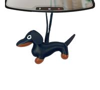 Llavero para perros,Llavero para perro | Llavero Dachshund de cuero PU de dibujos animados | Adorno de animal de peluche, llavero ligero, regalos de adorno de perro salchicha para amantes de los