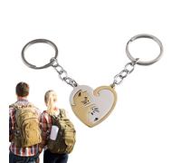 Llavero pareja | Gato en forma de corazón y negro a juego | Llavero de la amistad, ideal para regalos de San Valentín, regalos de boda y parejas que celebran su vínculo.