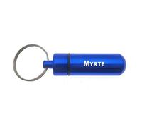 Llavero - Pastillero con nombre - Mirto - Drogas - Funda de identidad, kl-azul, talla única