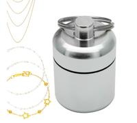 Llavero pastillero | Llavero colgante para almacenamiento de joyas, contenedores de viaje, caja pequeña para fitness, correr, senderismo, ciclismo, picnic, natación Soydan