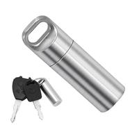 Llavero pastillero - Llavero pastillero | Pastillero de bolsillo | Llavero de botella de píldoras | Llavero de bolsillo de metal para bolso para viajes, juntas tóricas impermeables para niños y niñas