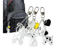 Llavero Pelo Mascota 3 Piezas Colgante Para Mochila