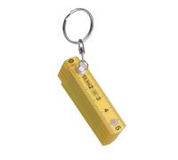 Llavero pequeño con regla plegable de 50 cm, 10 pliegues, para mediciones activas, viajes de mano