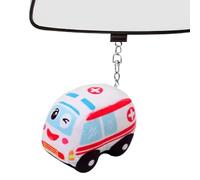 Llavero Pequeño De Peluche | Camion de Bomberos de Peluche Educativo - para Niños y Niñas Complemento Mochilas y Bolsos de Viaje