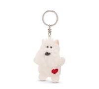 NICI Llavero Perro blanco con el corazón 5cm
