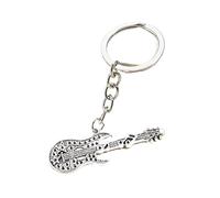 Llavero Personalidad Notas De Guitarra Creativas Llavero Simple Accesorios De Guitarra Pequeña Llavero (Color : E3377, Size : ONE SIZE)