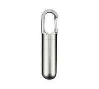 Llavero Personalizado, Llavero de Acero Inoxidable Pastillero para Viajes, Viaje de Negocios, Pastillero Portátil Llavero, Regalo para Mujeres, Hombres, Regalos Personalizados, M