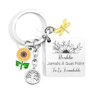 Llavero personalizado para regalo para mujer, nunca olvides lo maravilloso que eres - regalo llavero de coraje - idea de regalo para cumpleaños, mujer, día de la madre, mejor amiga hermana jubilación