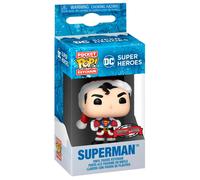 Funko – Llavero Pop! DC Holiday Superman – Minifigura de vinilo coleccionable oficial, idea regalo