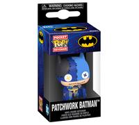 Funko – Llavero Pop! – Patchwork Batman – Minifigura de vinilo coleccionable – Mercancía oficial