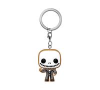 Funko Pop! Keychain: Disney The Nightmare Before Christmas - Jack Skellington - (Gingerbread) - Minifigura de Vinilo Coleccionable Llavero Original - Relleno de Calcetines - Idea de Regalo