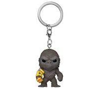 Funko Pop! Keychain: Godzilla X King Kong: The New Empire - King Kong with Mechanical Arm - Godzilla Vs Kong 2 - Minifigura de Vinilo Coleccionable Llavero Original - Relleno de Calcetines