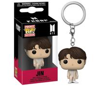 Funko Pop! Keychain: BTS - Jin - Minifigura de Vinilo Coleccionable Llavero Original - Relleno de Calcetines - Idea de Regalo- Mercancia Oficial - Music Fans - Minifigura