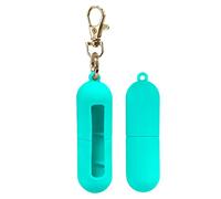 Llavero Porta Lipstick,Silicona Portátil | Organizador De Labiales | para Bolso Cartera Gimnasio Lugar De Trabajo Actividades Al Aire Libre Desplazamiento Diario Viajes