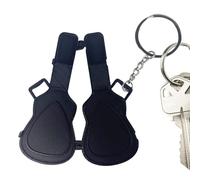 Llavero Portapúas para Guitarra - Portapúas En 3D con Llavero,Llavero Portátil para Guitarristas, Músicos Y Amantes De La Música con Estuche para Fiestas Y Eventos