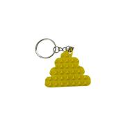 Llavero portátil para aliviar la ansiedad y aliviar la ansiedad en 3D, con piedras estabadas, llavero de regalo para aliviar el estrés y masajes