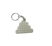 Llavero portátil para aliviar la ansiedad y aliviar la ansiedad en 3D, con piedras estabadas, llavero de regalo para aliviar el estrés y masajes