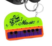Llavero portátil para instrumentos de teclado, llavero para piano,Teclado Piano Pequeños Instrumentos Musicales Llavero con Mordaza Sensorial de Sonido - Colgante creativo del bolso del llavero te