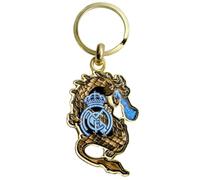 Llavero Real Madrid Dragón Azul Oficial | Accesorio Metálico con Escudo RM y Detalles Dorados | Inspirado en Diseños Icónicos del Club | Llavero Deportivo y de Colección para Aficionados y Fans