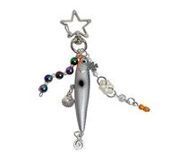 Llavero realista de peces flexible, accesorio de diseño multisegmentado para entusiastas del aire libre y amantes de la pesca, llavero de peces, A