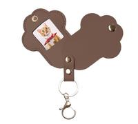Llavero Recogedor de Pelo de Gato | Almacenamiento Conmemorativo para Recuerdos de Mascotas - Organizador en Forma de Pata de Sintético con Compartimento para Foto para Mochila Bolso Bandolera