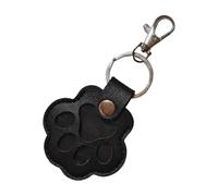 Llavero Recogedor Pelo Mascota - 6.5cm Pata | Cuero PU Metal Recuerdo - Colgante Memorial Para Billetera Teléfono Hombre Mujer Regalo Simpatía Animales Accesorio