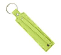 Llavero redondo de piel sintética brillante y colorido llavero de piel sintética para la cintura, llavero de metal único de 14 colores, llavero de cuero para hombres y mujeres, llavero de cuero para