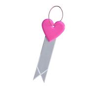 Llavero Reflectante, Llavero con Correa Reflectante,Llavero Reflectante para Niños con Corazón - Elegante Equipo Reflectante, Colgantes Reflectantes de Seguridad, Puerta