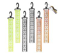 Llavero reflectante para,Llavero reflectante Colgante de seguridad de ropa | Equipo de seguridad cuidadosamente diseñado para acampar, montañismo, correr, andar en bicicleta y caminar