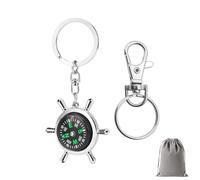 Llavero Regalo con Compagno y Timón - Llavero Personalizado con Compagno, Decoración para Llaveros de Mochila y Llaves de Coche, Regalo para Adolescentes y Entusiastas del Mar