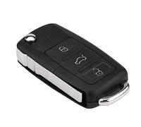 Llavero Remoto, 3 Botones 1k0959753G 433Mhz ID48 Chip Control Remoto de Coche Reemplazo de Llavero para Caddy Año 2004 a 2011