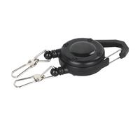 Llavero retráctil - Clip de de 3,70 pulgadas | ABS Enrouleur Double Tête - 80g Ceinture Cordon Porte-clés for Camping Randonnée Escalade Bureau Voyage Usage Quotidien Hommes Femmes