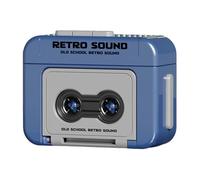 Llavero Retro de Cinta de Casete, Mini Grabadora de Cinta, Llavero Reproductor Microcassettes, Colgante de Llaveros de Cajas Música para Coche, Mochilas, Bolsos, Cartera