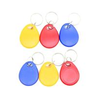 Llavero RFID de PVC 125 kHz | Multicolor 10 piezas Control de Acceso: 125 kHz Lectura Escritura(10pcs Yellow)