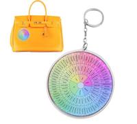 Llavero Rueda de Emociones, Llavero Rueda del Estado de Ánimo, Llavero Rueda de Emociones, Llavero para Salud Mental y Aprendizaje Emocional, Adorno para Llavero Emocional