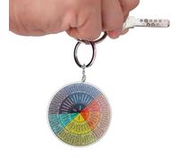 Llavero Rueda De Sentimientos,Llavero Rueda Emocional - Colgante de rueda de emociones | Llavero creativo divertido de emoción de doble cara para adorno de prueba de salud mental, adorno de bolsa para