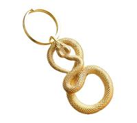 Llavero Serpiente - Colgante de latón con signo del zodiaco 2025, decoración colgante en miniatura, accesorio de de metal duradero, accesorios para bolso, cartera, artículos de regalo para
