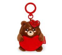 Legami – Llavero Super Soft! diseño Teddy Bear con mensaje grabado, mosquetón zinc, 7x11 cm, marrón