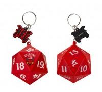 Llavero squishy dados hfc dice stranger things