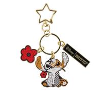 Llavero Stitch Negro y Amarillo 13cm