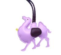 Llavero suave de PU de animales, tema de la ruta de la seda, ornamento artístico, bolsa práctica, amuletos ligeros, accesorios de viaje con peso, regalo, elegante llavero, accesorios de joyería