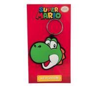 Llavero Super Mario Yoshi de Goma Nintendo | Ideal para Llaves y Mochila | Dinosaurio Verde | Anilla Metálica | Producto Oficial | Regalo Gamer
