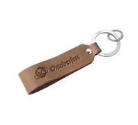 Llavero Troika Oktoberfest™ 2025 con presilla de cuero y grabado Oktoberfest 100% Made in Germany Llavero Oktoberfest 2025 con anilla patentada NAIL GUARD de acero inoxidable